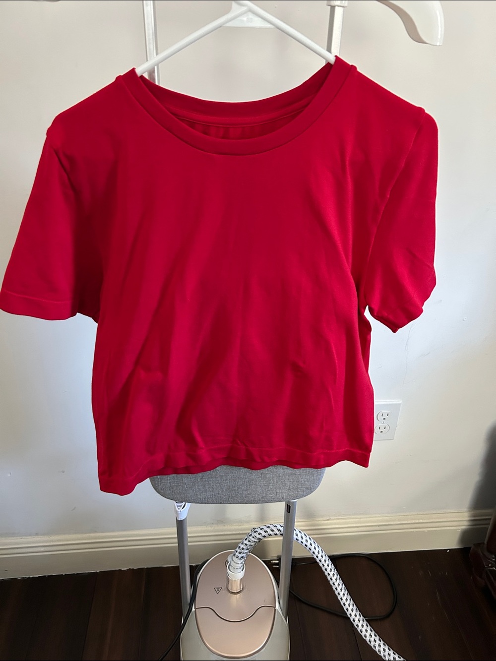 a new day Bright Red Short-Sleeve Crewneck Tee